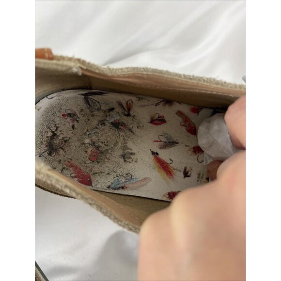 Ted Baker Chock Cream Suede Chukka Boots Mens Size 9 Preppy Fall - Picture 4 of 9